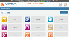 Desktop Screenshot of bestathire.hirestation.co.uk